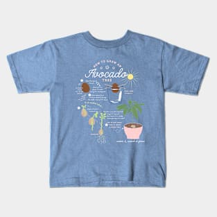 How to grow an avocado Kids T-Shirt